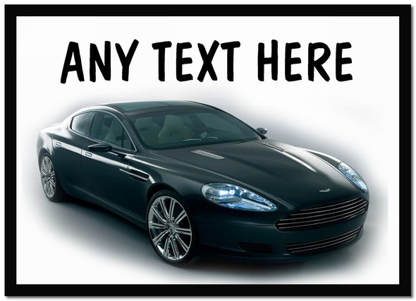 Aston Martin Rapide Personalised Dinner Table Placemat