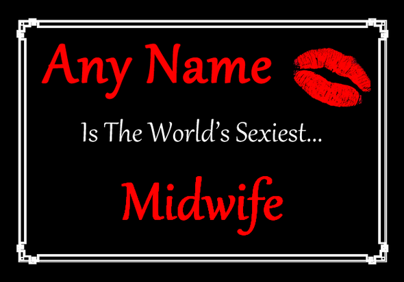 Midwife Personalised World's Sexiest Placemat