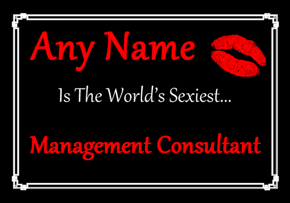 Management Consultant Personalised World's Sexiest Placemat