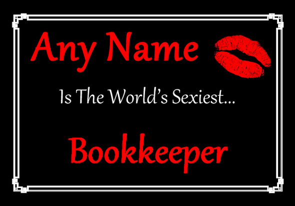 Bookkeeper Personalised World's Sexiest Placemat