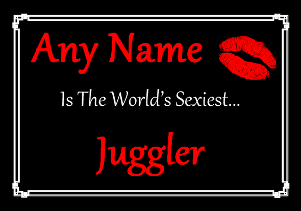 Juggler Personalised World's Sexiest Placemat