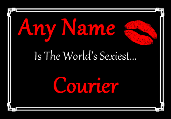 Courier Personalised World's Sexiest Placemat