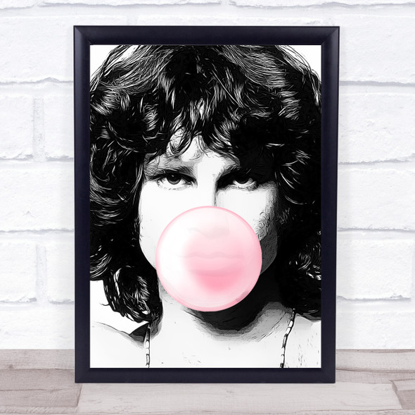Jim Morrison Bubblegum Wall Art Print