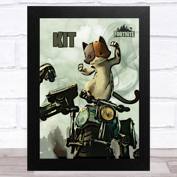 Kit Gaming Comic Style Kids Fortnite Skin Children's Wall Art Print