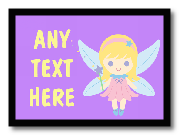 Purple Fairy Personalised Computer Mousemat