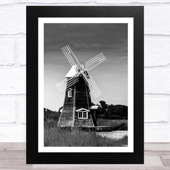 Windmill Collection Design 3 Home Wall Art Print