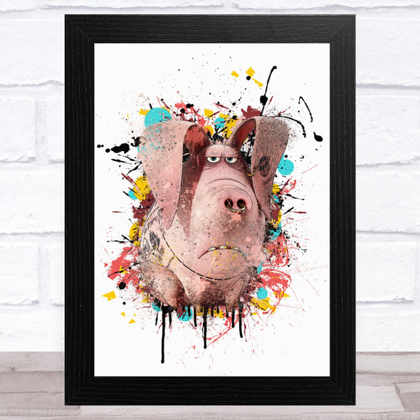 The Secret Life Of Pets Tattoo Children's Kid's Fun Wall Art Print