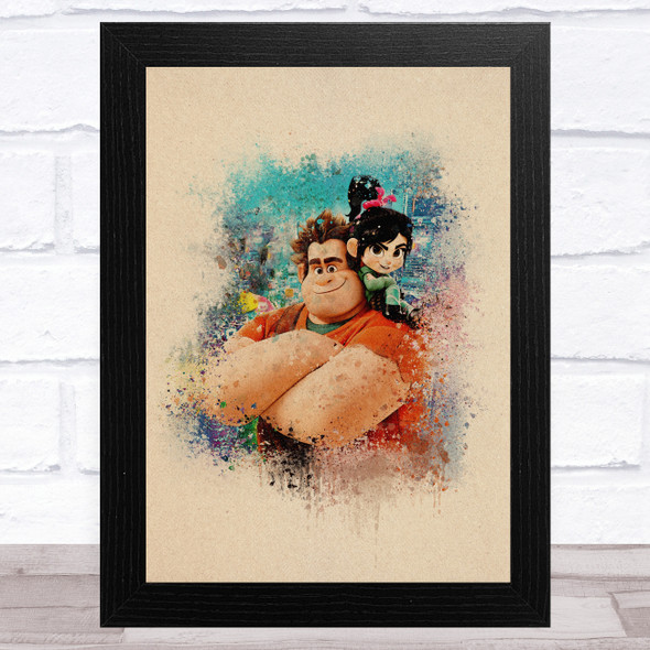 Wreck-It Ralph Vintage Children's Kid's Wall Art Print