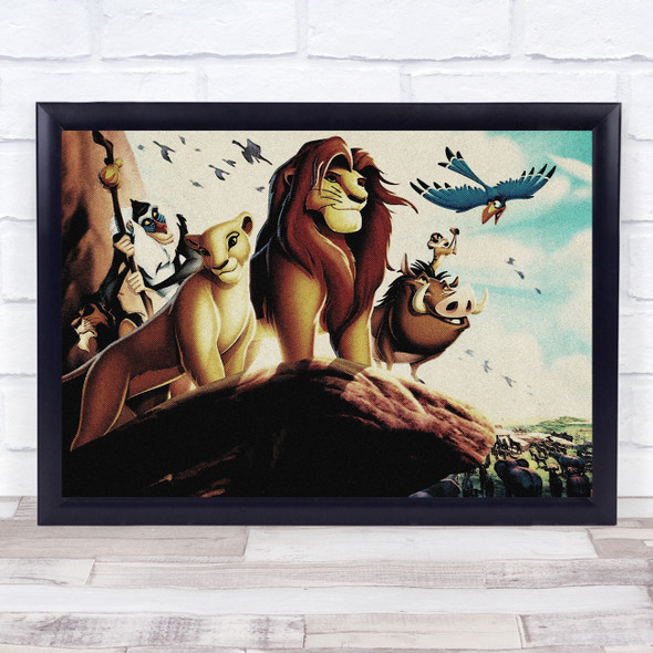 The Lion King Vintage Children's Kid's Wall Art Print