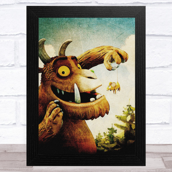 Vintage The Gruffalo Children's Kid's Wall Art Print