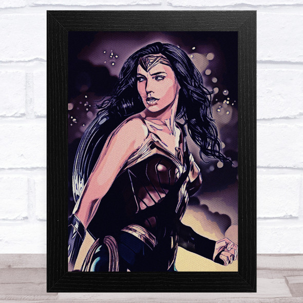 Wonder Women Retro Children's Kid's Wall Art Print