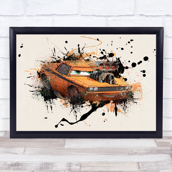 Cars Snotrod Children's Kid's Wall Art Print