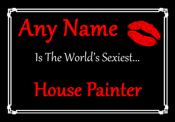 House Painter Personalised World's Sexiest Mousemat