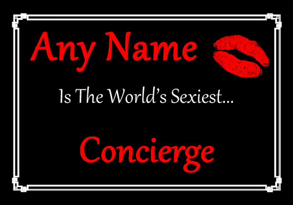 Concierge Personalised World's Sexiest Mousemat