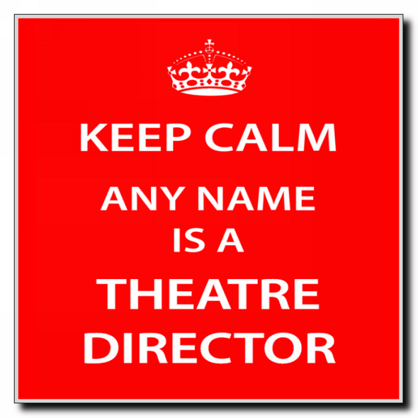 Theatre Director Personalised Keep Calm Coaster