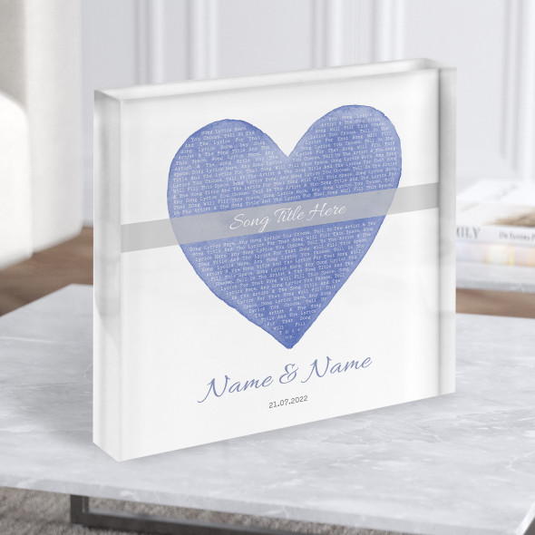 Acrylic Heart Shaped Album