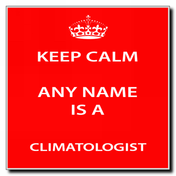 Climatologist Personalised Keep Calm Coaster