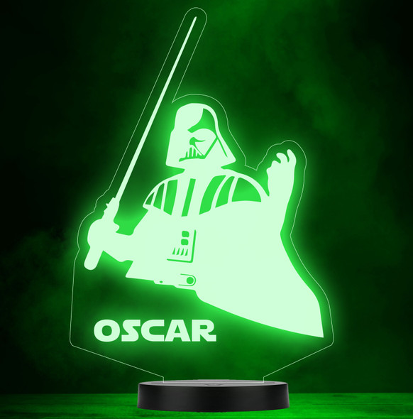 Darth Vader Lightsaber Star Wars Character Colour Change Lamp Night Light