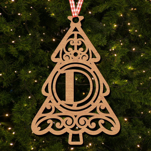 Christmas Tree - D Hanging Ornament Christmas Tree Bauble Decoration