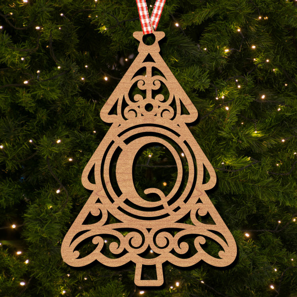 Christmas Tree - Q Hanging Ornament Christmas Tree Bauble Decoration