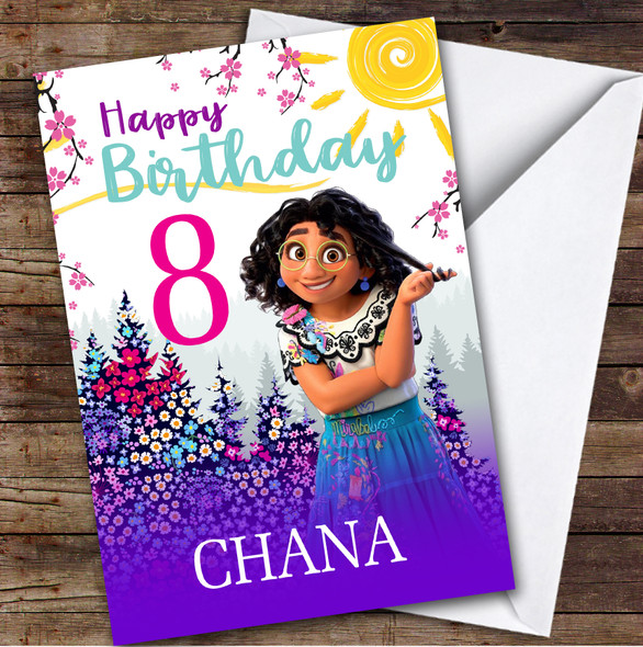 Encanto Magical Forest Happy Any Age Kids Personalised Children's Birthday Card