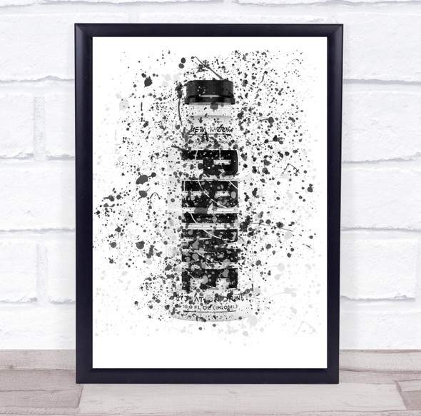 Meta Moon Flavour Prime Drink Bottle Splatter Decorative Wall Art Print