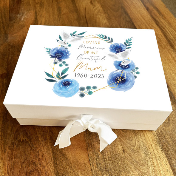 Mum Memories Floral Memorial Personalised Memory Remembrance