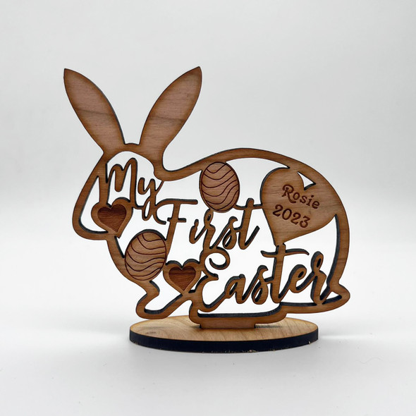 My First Easter Bunny Keepsake Ornament Engraved Personalised Gift