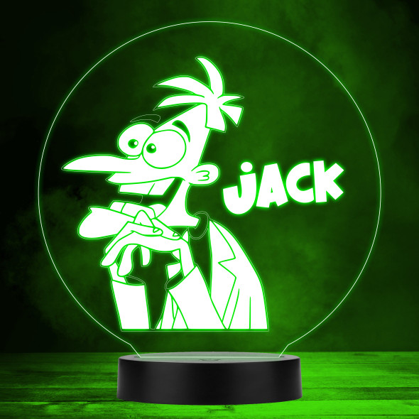 Dr. Doofenshmirtz Phineas & Ferb Kids Personalised Gift Multicolour Night Light