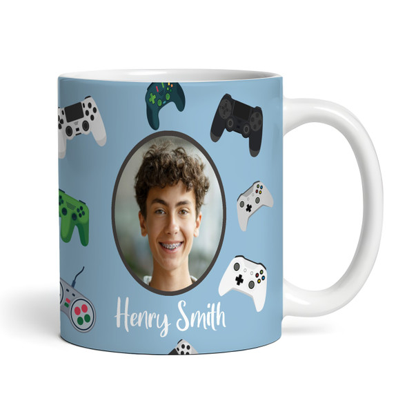 Gaming Gift For Teenage Boy Gamer Photo Tea Coffee Cup Personalised Mug