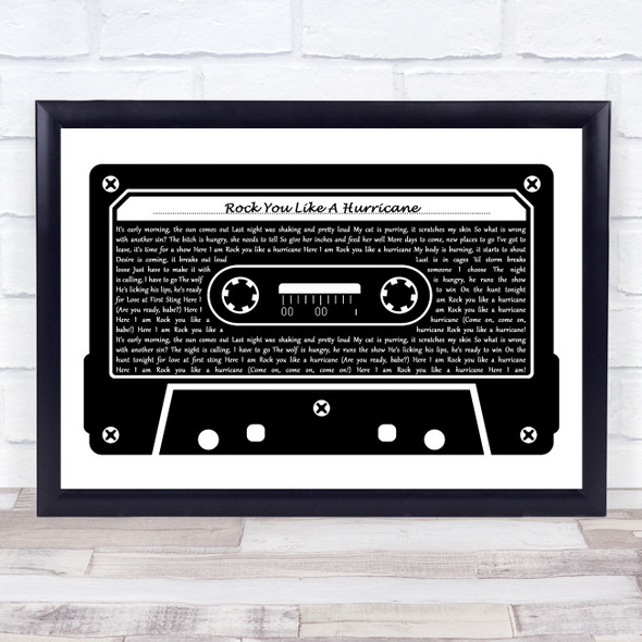 Christian Burrows Script Heart Any Song Lyrics Custom Wall Art Music Lyrics Poster Print, Framed Print Or Canvas