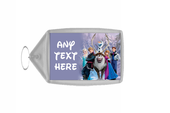 Pretty Frozen Personalised Keyring