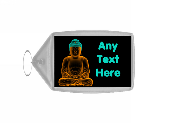 Lucky Buddha Personalised Keyring