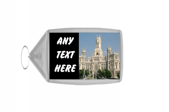 Madrid Spain Personalised Keyring