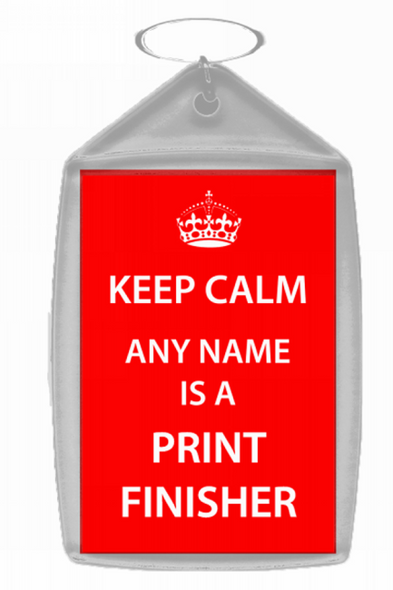 Print Finisher Personalised Keep Calm Keyring