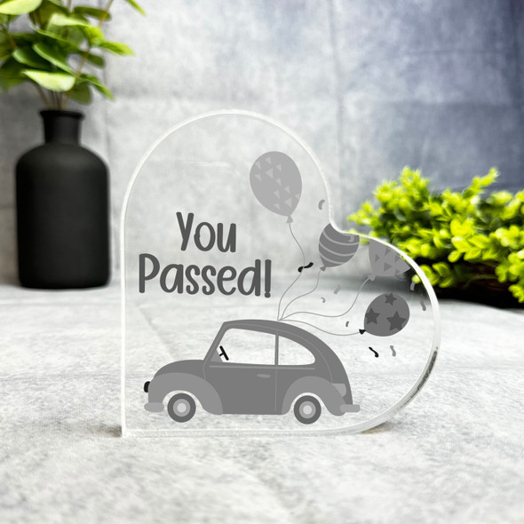 Congratulations Passed Driving Test Present Heart Plaque Keepsake Gift