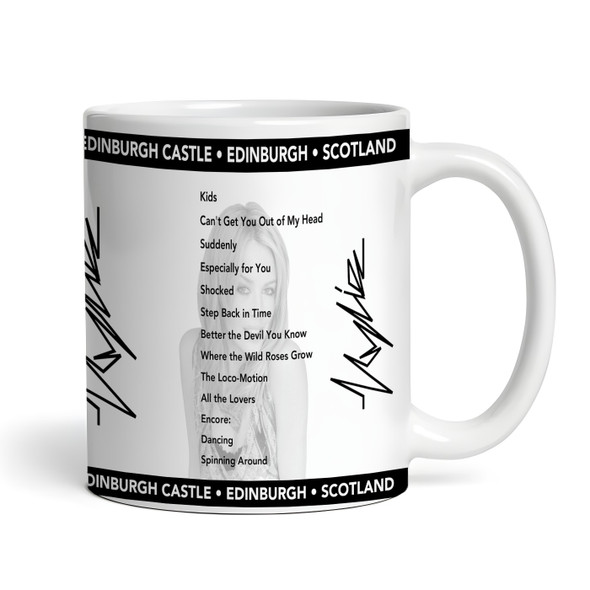 Kylie Minogue Concert Setlist Gig Mug - Preston Park, Brighton, England - August 3rd 2019