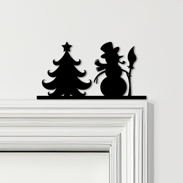Door Topper Snowman Christmas Decor Tree Christmas Decor Various Colours Sign