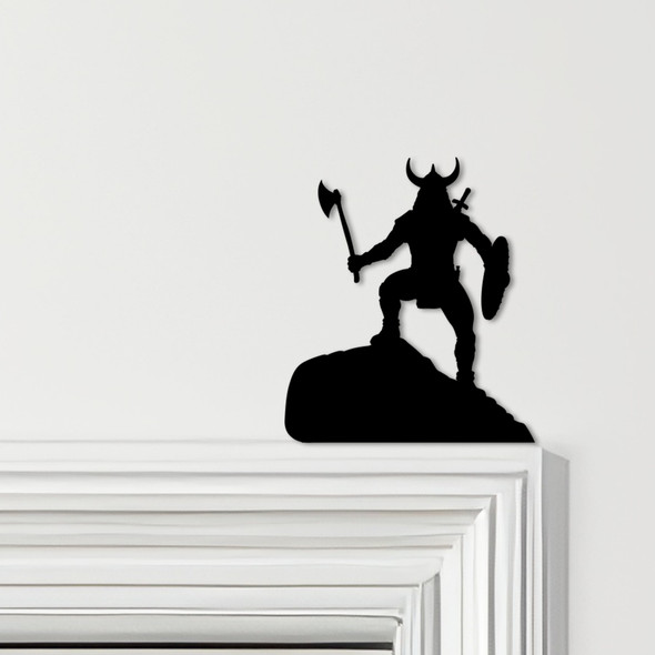 Door Topper Viking Man & Axe Various Colours Top Of Door Frame Decorative Sign
