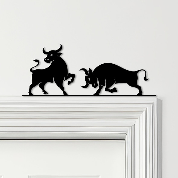 Door Topper Bulls Various Colours Top Of Door Frame Decorative Sign