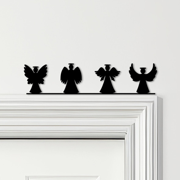 Door Topper Christmas Decor Angels Various Colours Top Of Door Decorative Sign