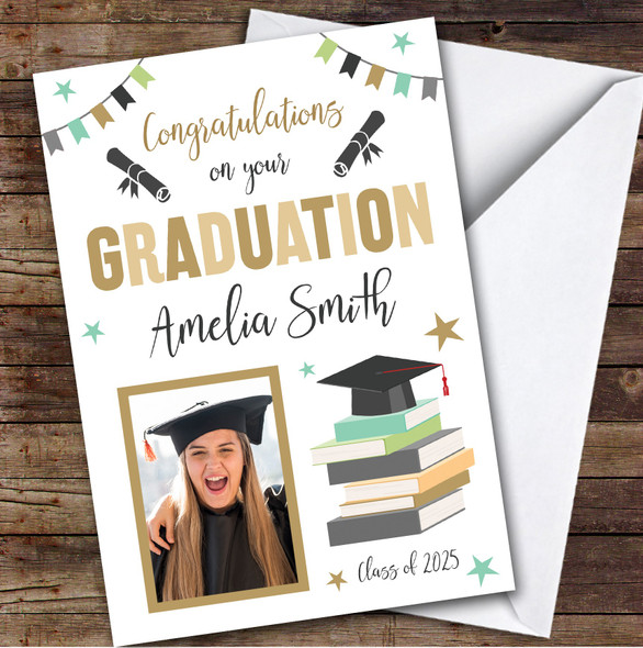 Personalised Graduation Card For Anyone Photo Books Hat