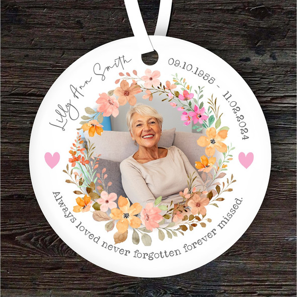 FREE WITH ORDERS OVER £20! - Always Loved Never Forgotten Memorial Female Personalised Gift Hanging Ornament FREE WITH ORDERS OVER £20! - Always Loved Never Forgotten Memorial Female Personalised Gift Hanging Ornament