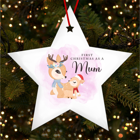 FREE WITH ORDERS OVER £20! - First As A Mum Family's Personalised Christmas Tree Ornament Decoration
