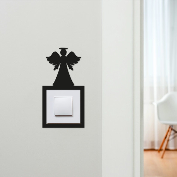 Light Switch Surround Christmas Decor Angel Decorative Switch Plate Cover Frame
