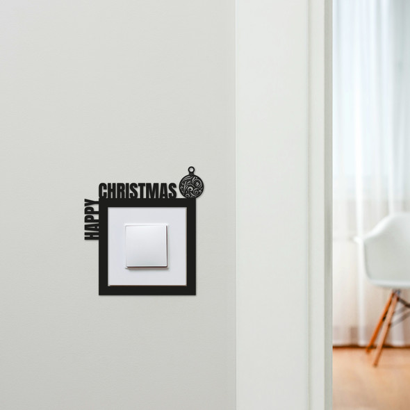 Light Switch Surround Christmas Decor Bauble Decorative Switch Plate Cover Frame
