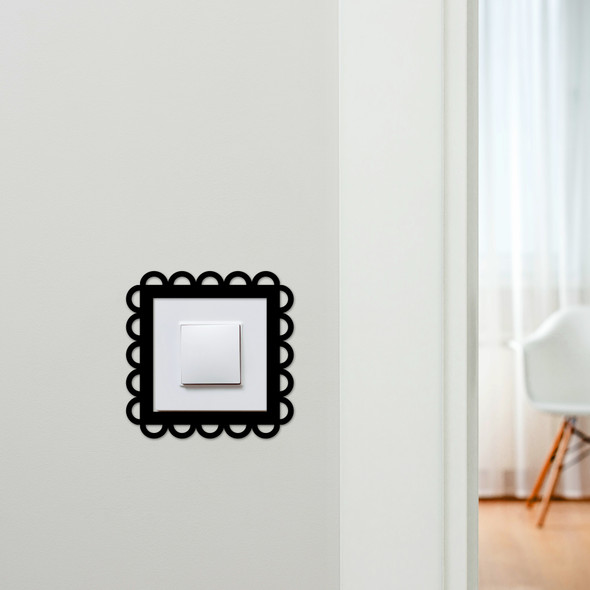 Light Switch Surround Geometric Frame Design 2 Decorative Switch Cover Frame
