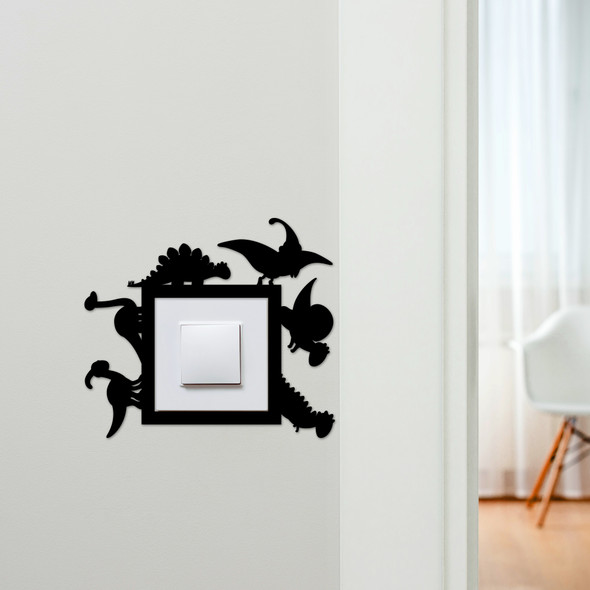 Light Switch Surround Kids Room Dinosaurs Decorative Switch Plate Cover Frame