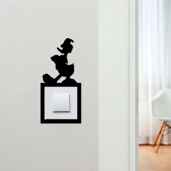 Light Switch Surround Donald Duck Disney Kids Room Decorative Switch Cover Frame