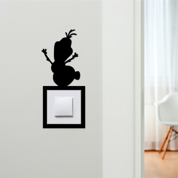 Light Switch Surround Frozen Olaf Kids Room Decorative Switch Plate Cover Frame